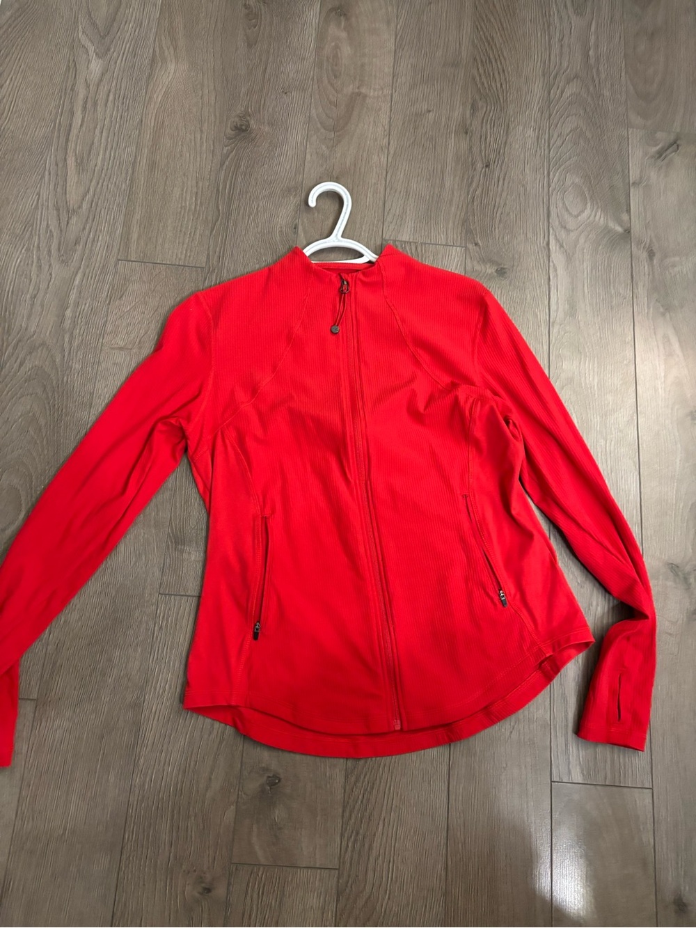 Women's Red Full-Zip Active Jacket